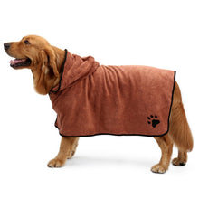 Load image into Gallery viewer, Pet Dog Towel Super Absorbent Dog Bathrobe Microfiber Bath Towels Quick-Drying Cat Bath Towel
