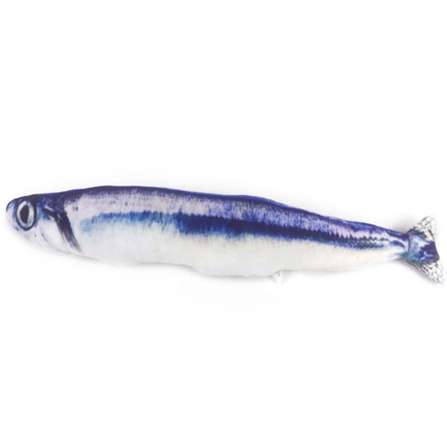 Cat Wagging Fish Realistic Plush Toy Simulation Catnip Soft Gift for Pet Chewing TT-best