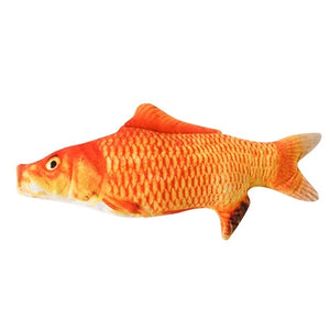 30CM Electronic Pet Cat Toy Electric USB Charging Simulation Fish Toys for Dog Cat Chewing Playing Biting Supplies Dropshiping