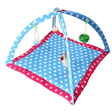 Load image into Gallery viewer, Funny Pet Cat Toys Portable Cat Tent Toys Mobile Activity Pets Play Bed Toys Cat Play Mat Blanket House Foldable Kitten Tents