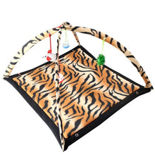 Load image into Gallery viewer, Funny Pet Cat Toys Portable Cat Tent Toys Mobile Activity Pets Play Bed Toys Cat Play Mat Blanket House Foldable Kitten Tents